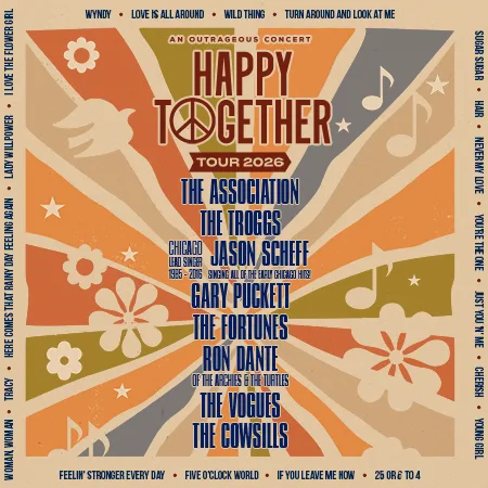 Happy Together Tour | Blue Gate Theatre | Shipshewana, Indiana